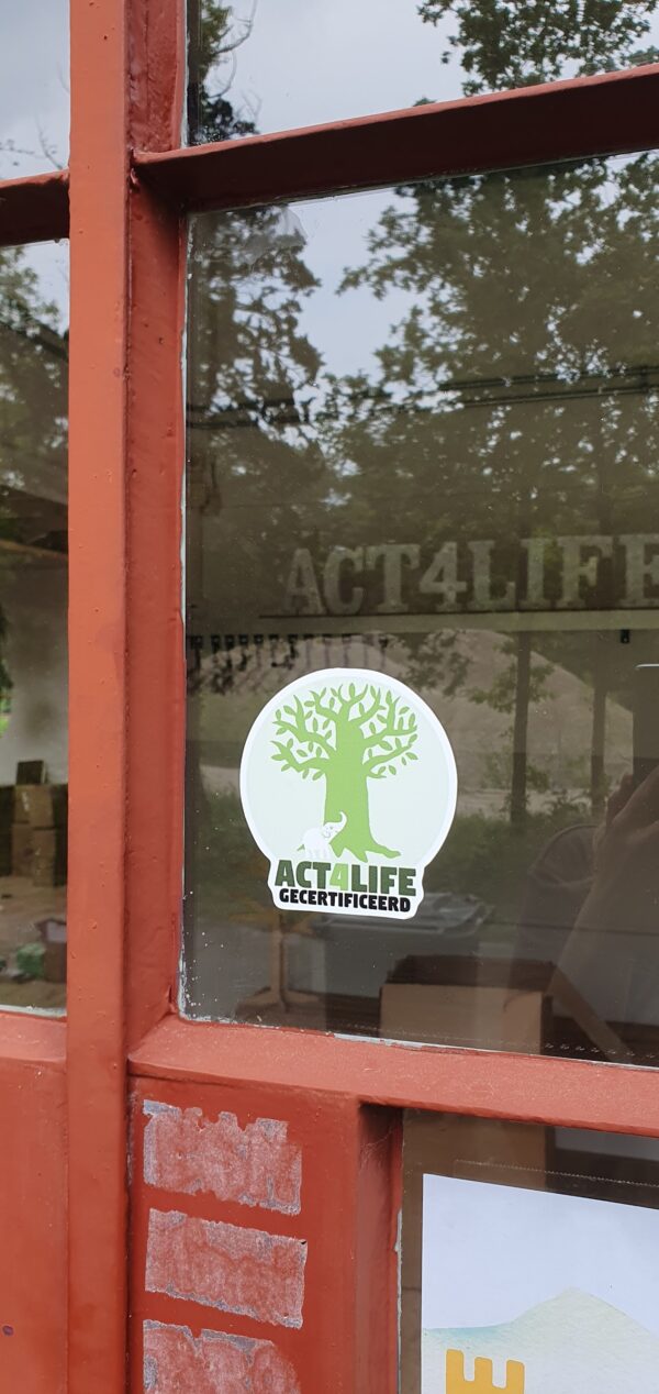 Deur/raamsticker ACT4life keurmerk - Afbeelding 4