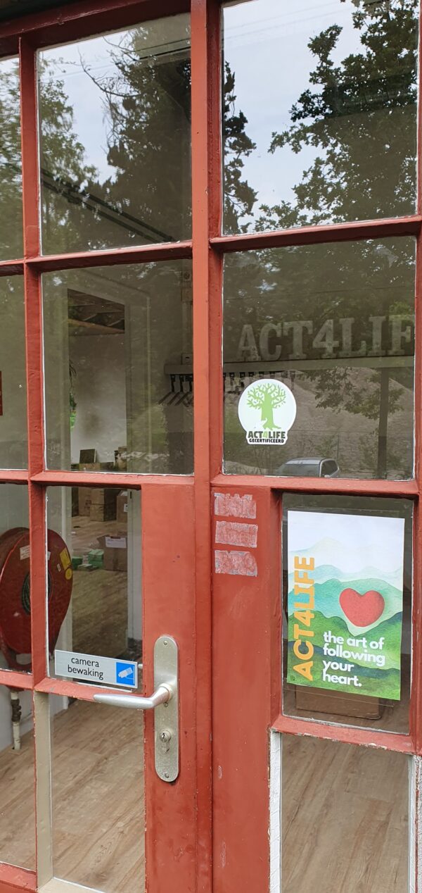 Deur/raamsticker ACT4life keurmerk - Afbeelding 3